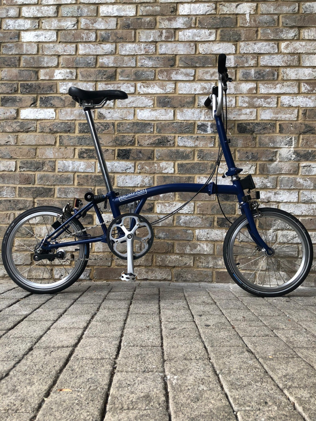 Brompton Cobalt Blue 3 Speed Mid M3L - WORLDWIDE DELIVERY