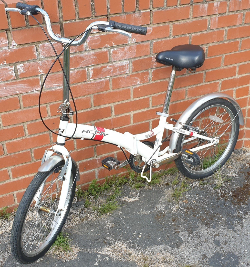 Raleigh Activ Fold‑S 20” Folding Bike – Fully Serviced, Ready to Ride – White