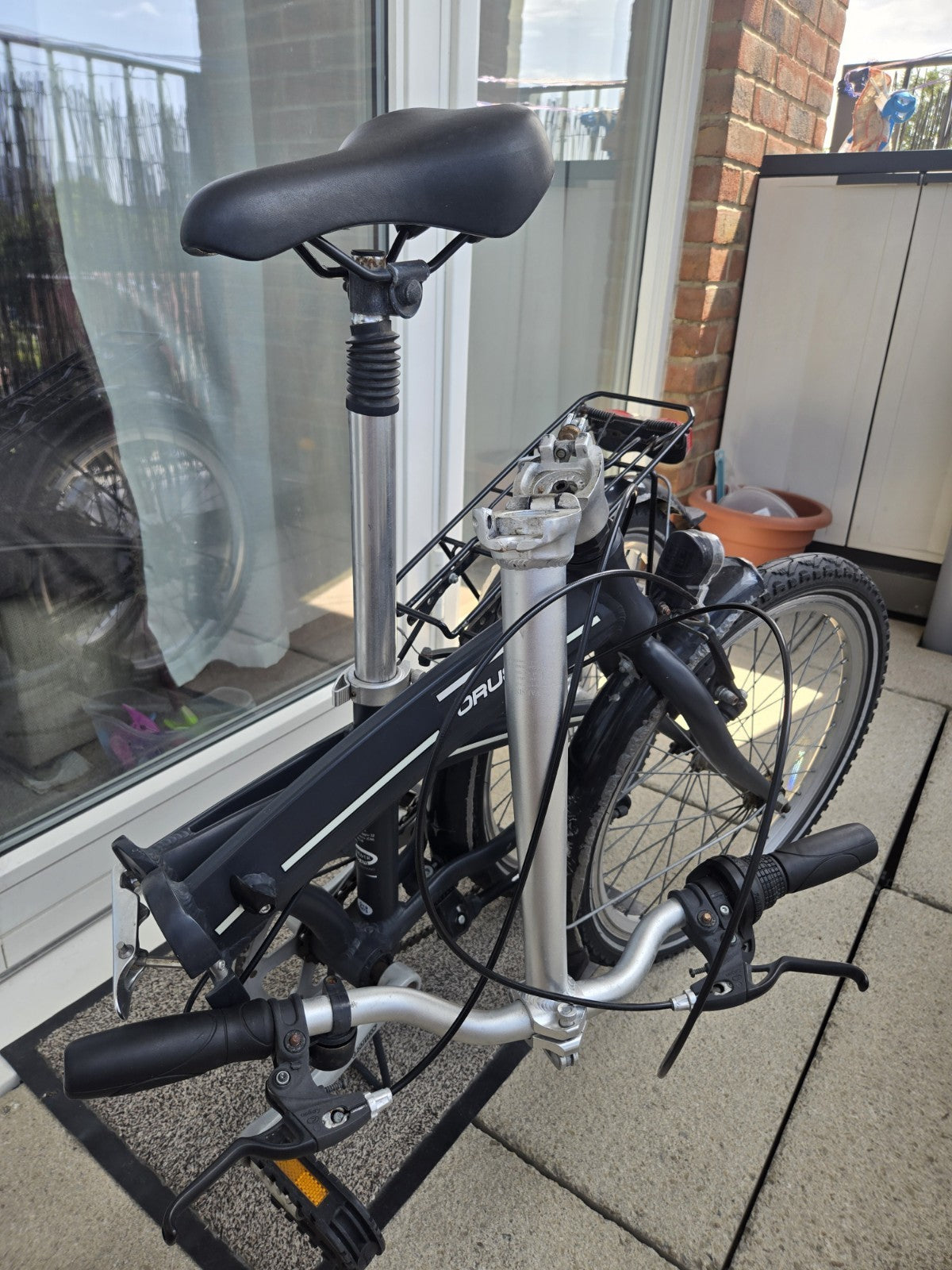 14kg Lightweight Alloy Folding City Commuting Bicycle - Black