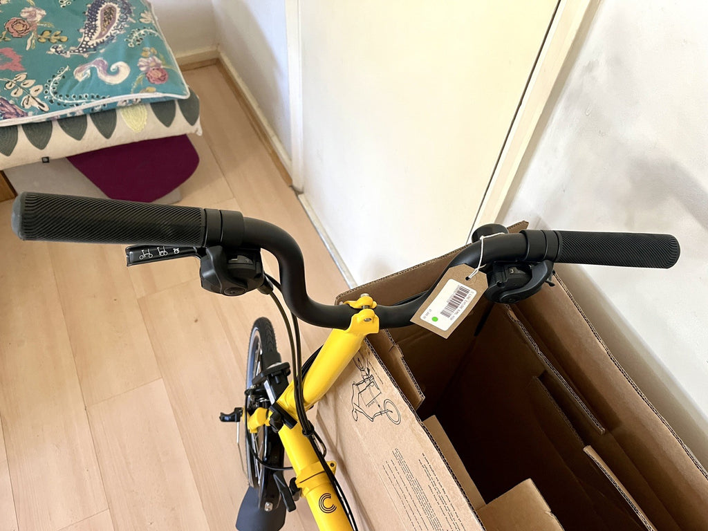 Brompton C Line Explore 6 Speed H Handlebar - Bumblebee Yellow / Black New