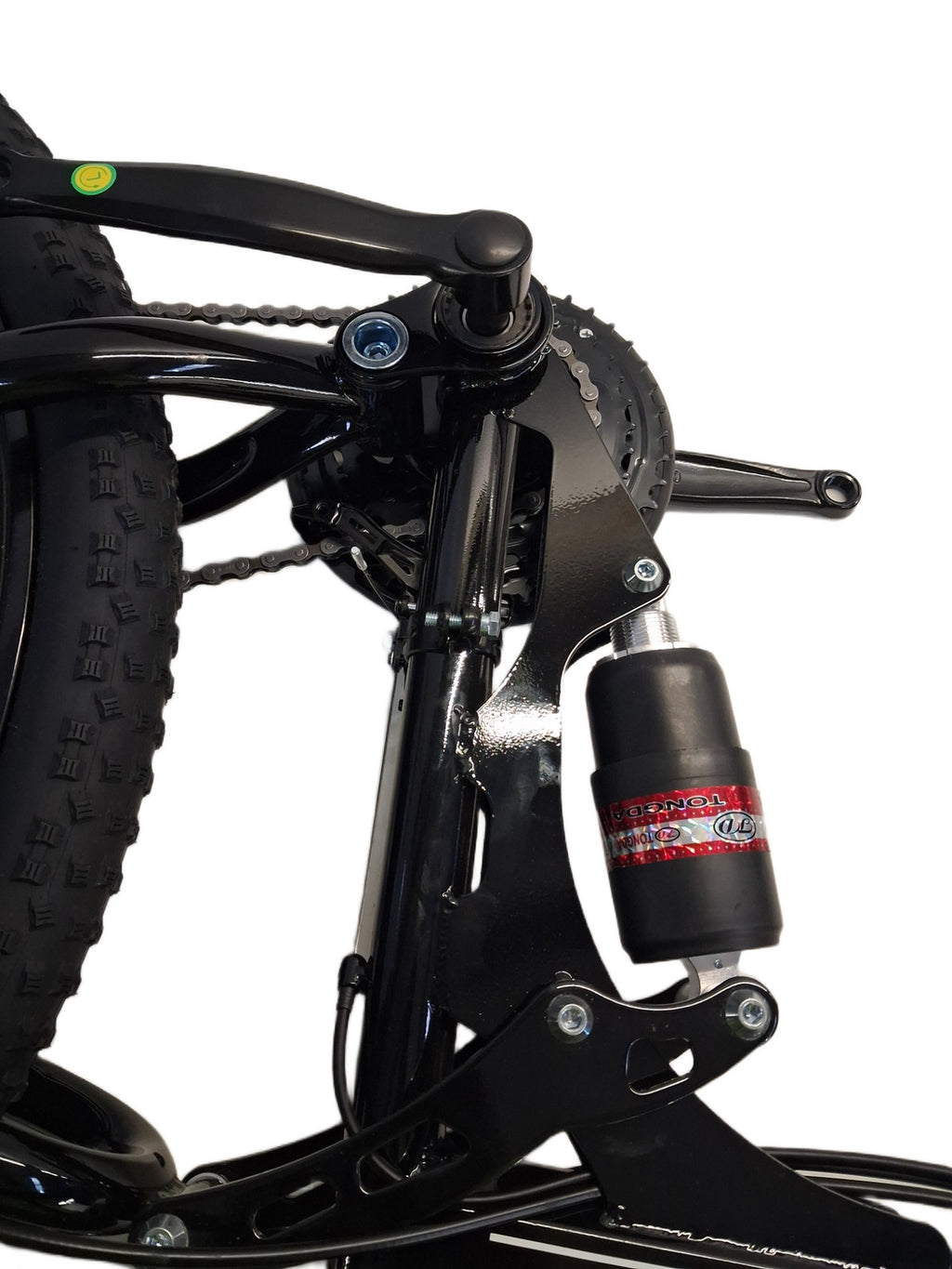 Trioblade 21-Speed 10 Spoke Wheels Foldable Mountain Bike 16" Frame Black (Dent)
