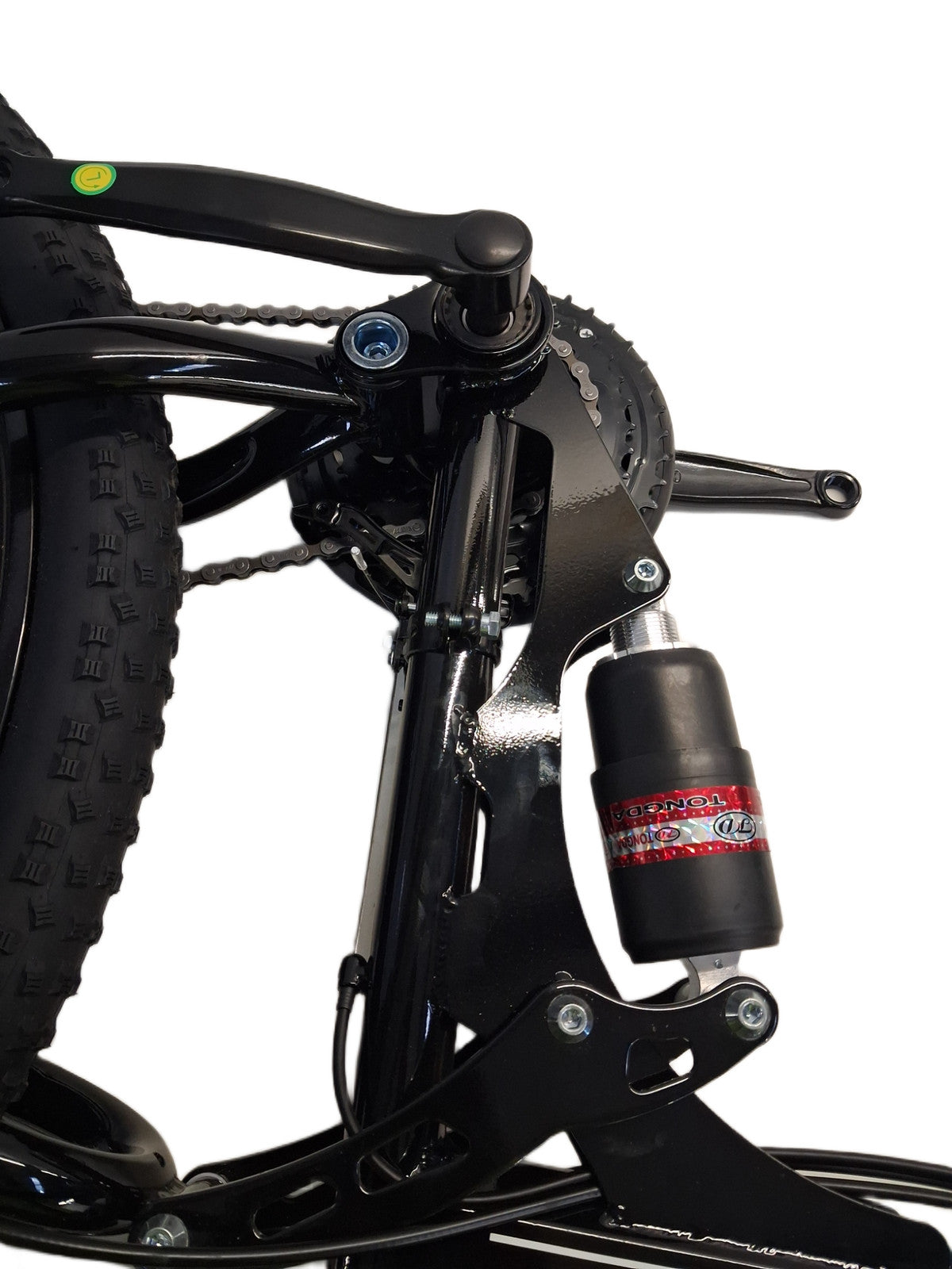Trioblade 21-Speed 10 Spoke Wheels Foldable Mountain Bike 16" Frame Black (Dent)