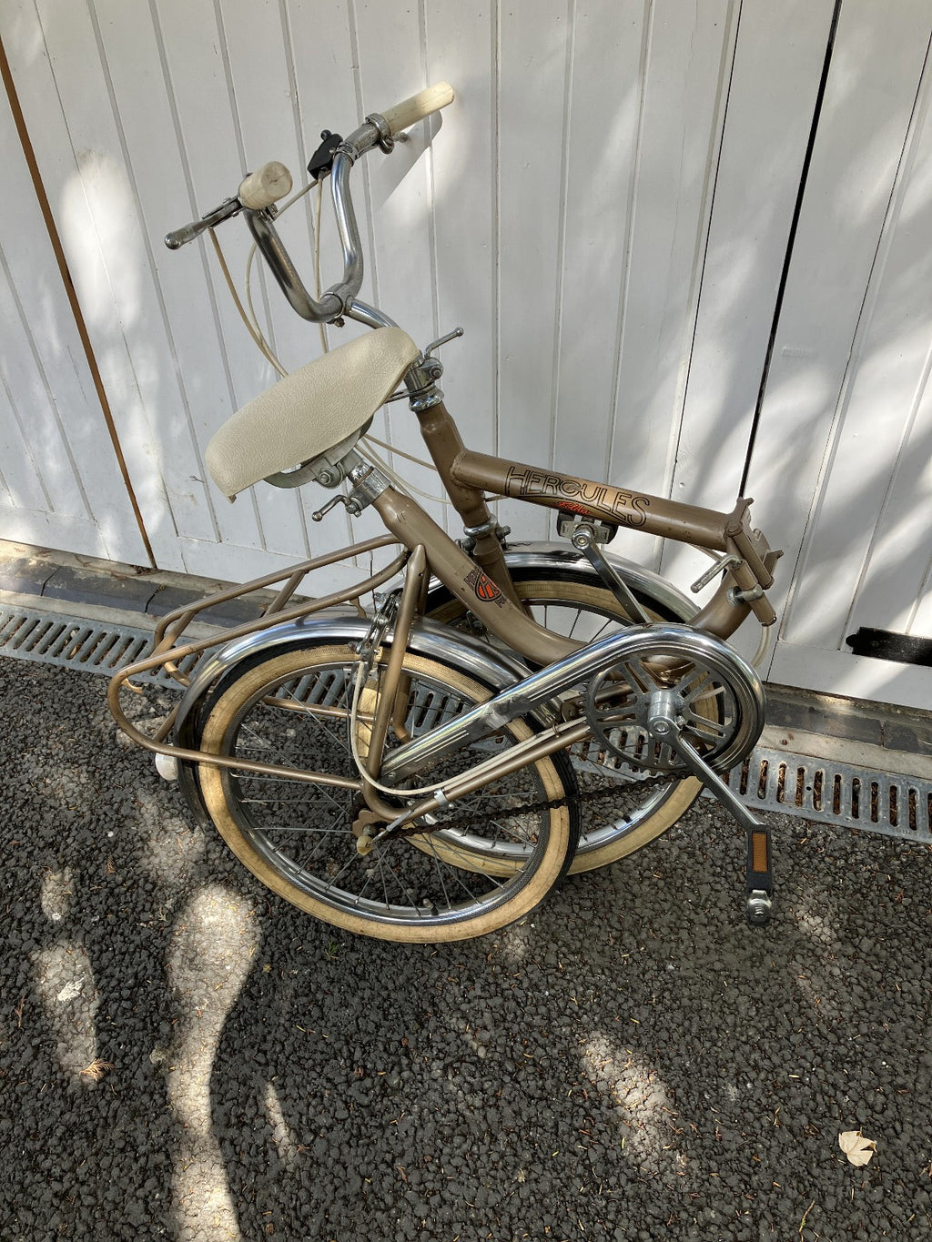 2x Hercules of Nottingham England Folda Folding Bicycles c1970's