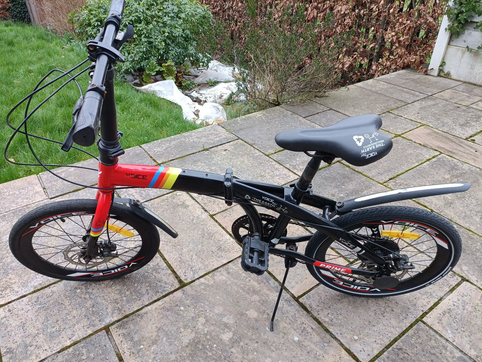 Voice Prime Folding Bike - 9 Speed - Disc Brakes