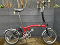 Brompton L3 (C Line) Folding bicycle in Red/Black - Test Ridden Only Condition
