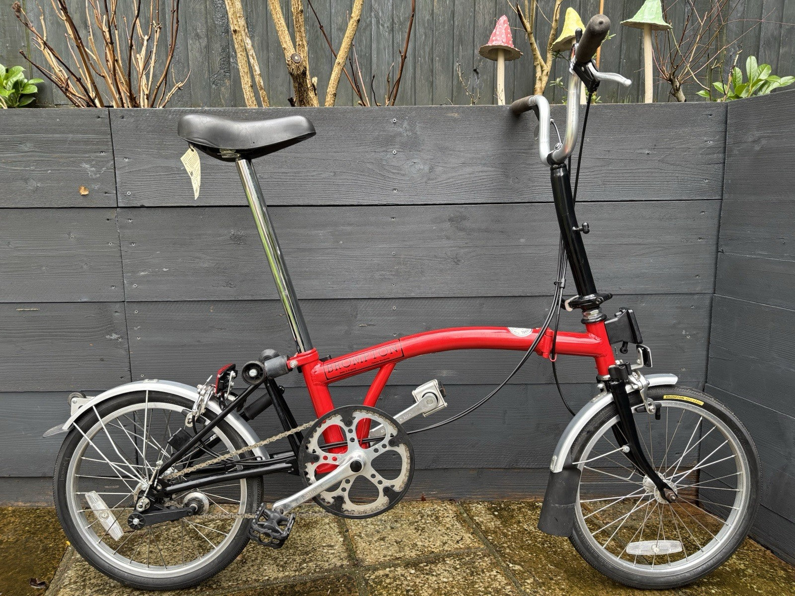 Brompton L3 (C Line) Folding bicycle in Red/Black - Test Ridden Only Condition