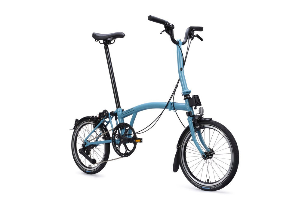 Brompton C line 4 Speed Cloud Metallic Mid - M4L - RRP £1509 - World Delivery
