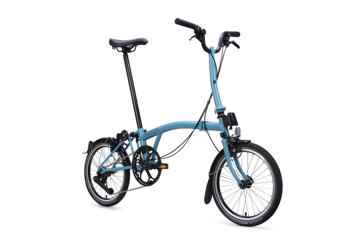 Brompton C line 4 Speed Cloud Metallic Mid - M4L - RRP £1509 - World Delivery