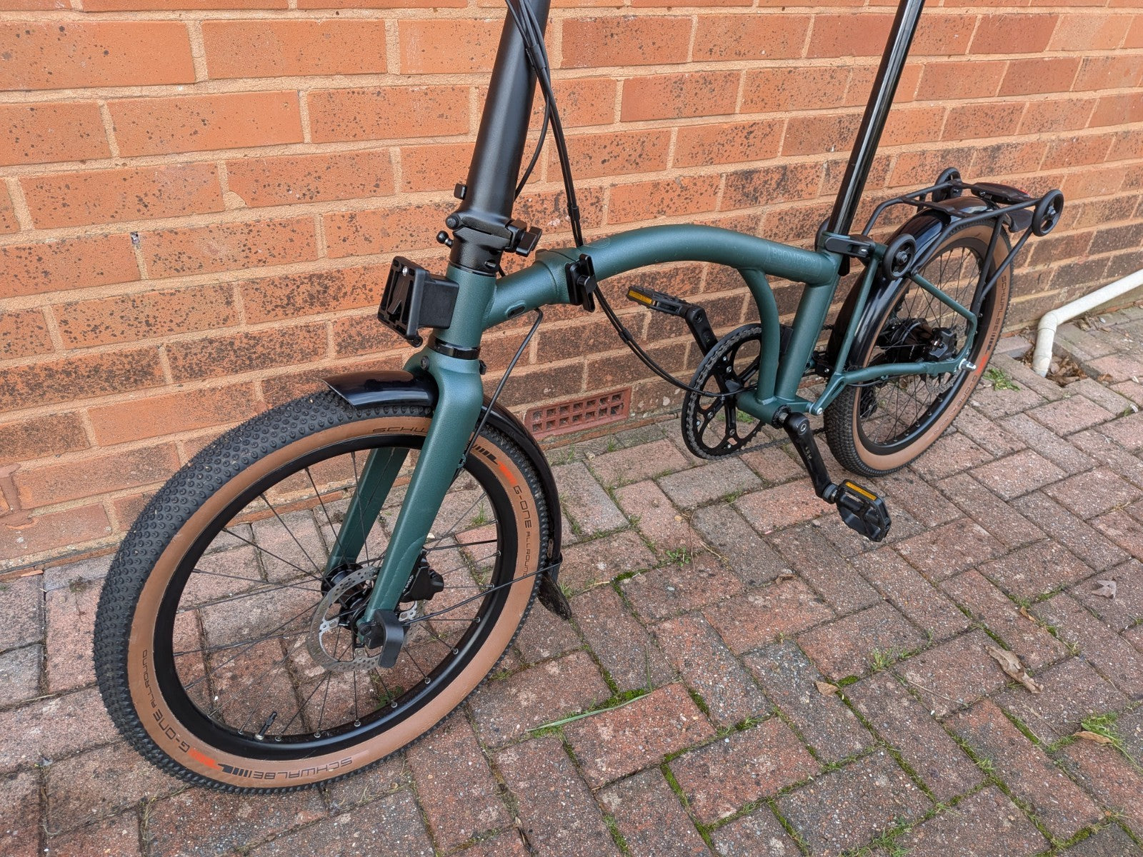Brompton G Line Forest Green Large Excellent Condition Bairly Used