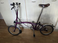 Brompton 3 Speed Bike  M Handle Bar  Good Condition , Brookes Leather Saddle