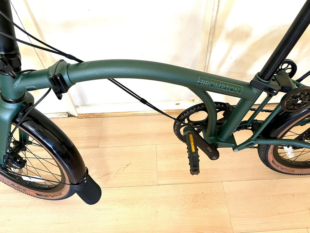 Brompton G Line with Roller Frame - 8-speed, Forest Green, Large