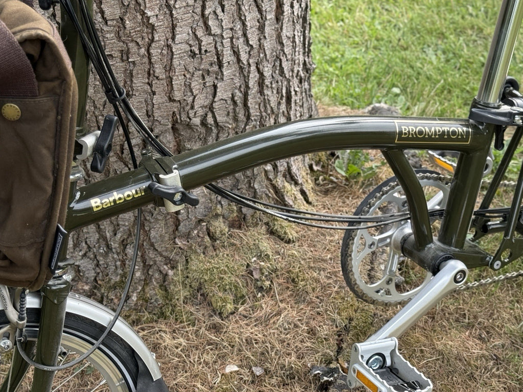 Brompton X Barbour Folding Bike M6L USED ONLY ONCE! Green