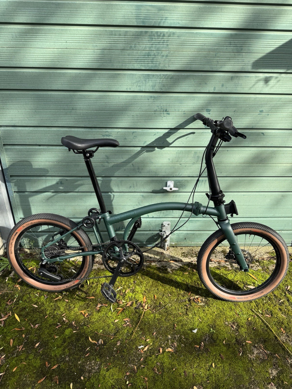 Brompton G-Line 8-Speed Folding Bike Forest Green Medium Frame Excellent Cond