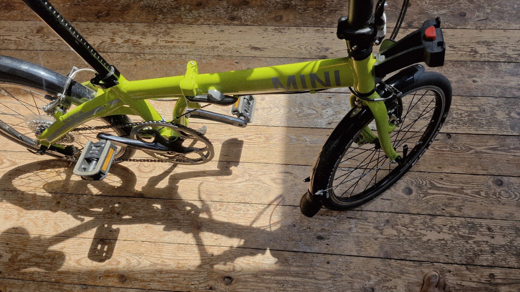 BMW Mini Folding Bike - Green