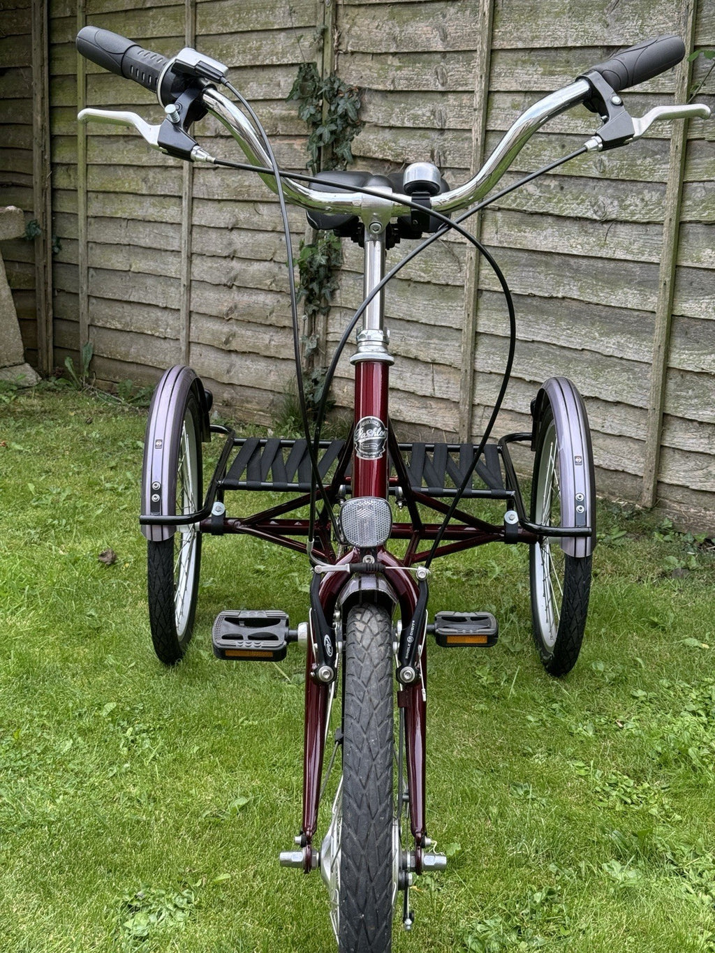 Pashley Tri-1 Folding Trike Burgundy Red - Excellent Condition