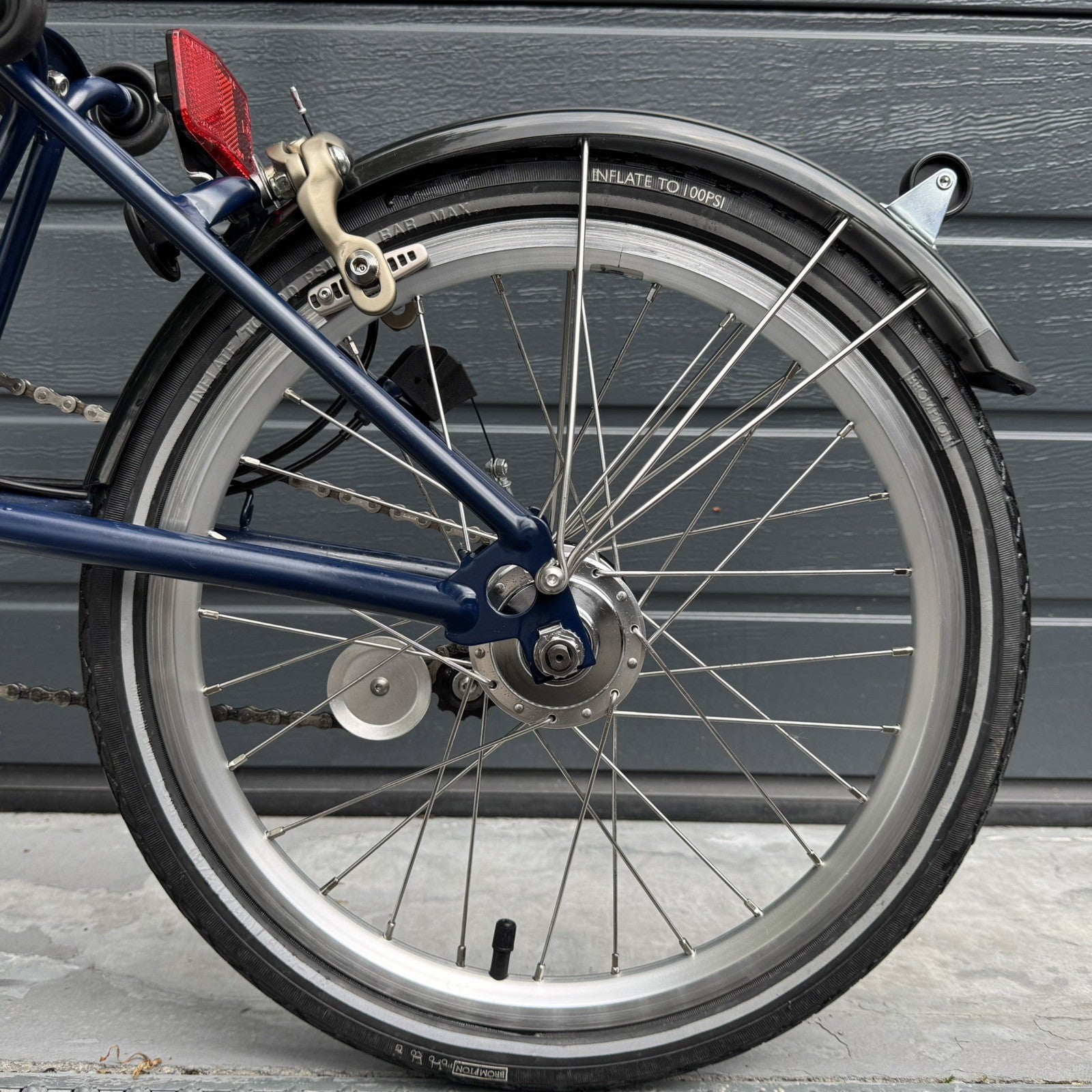 Brompton M3L 3 speed Tempest Blue Superb Condition
