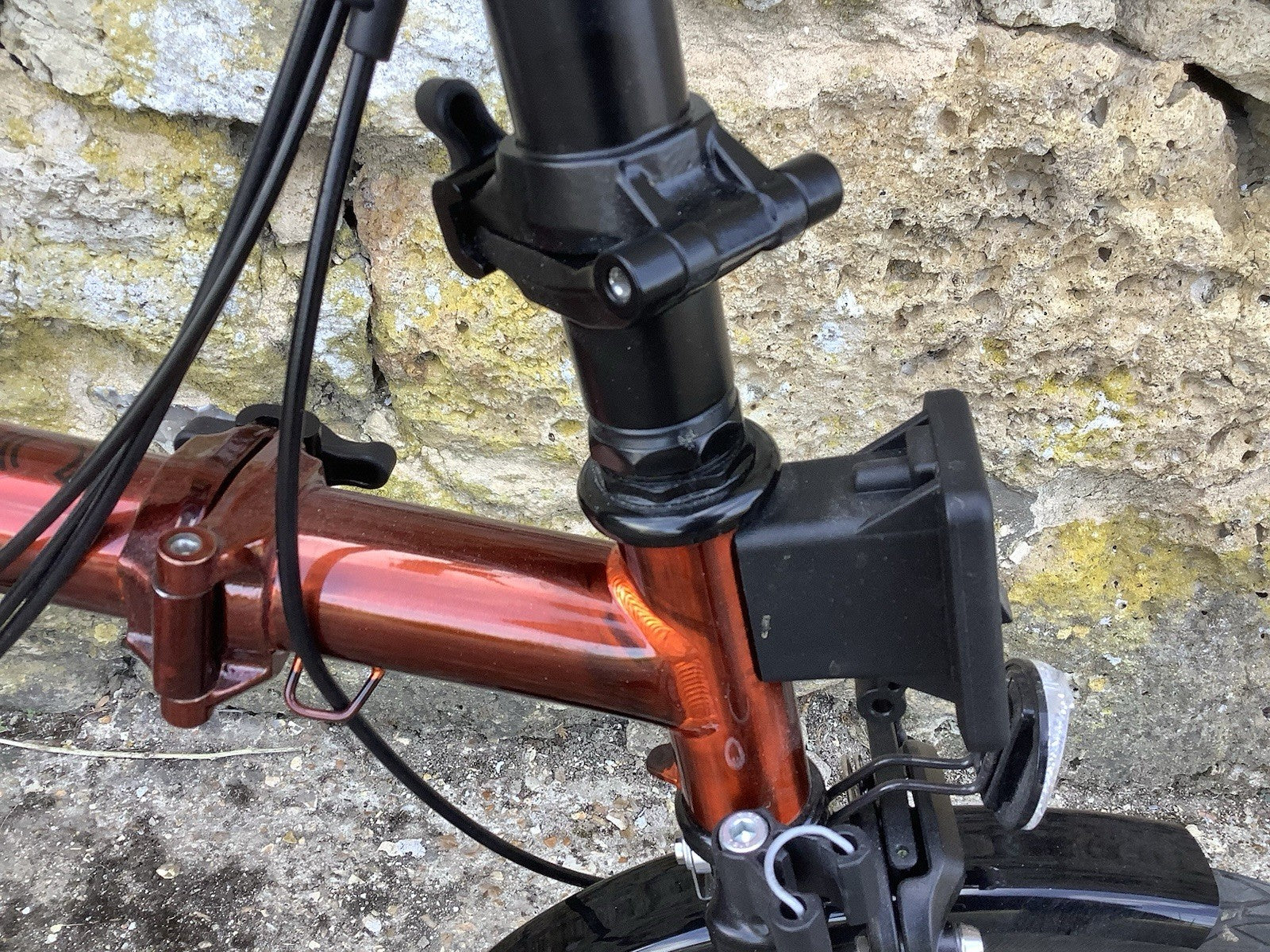 2023 Brompton C Line Explore 6 speed High Handlebar Flame Lacquer - UK Shipping