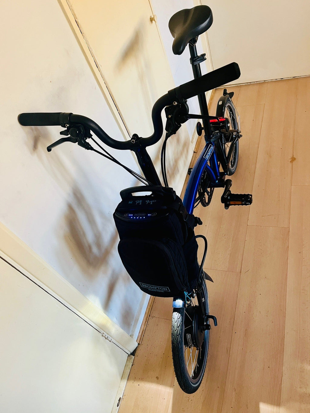 Brompton bike C Line Explore -e- 6-Speed,  Blue Lacquer, One Size