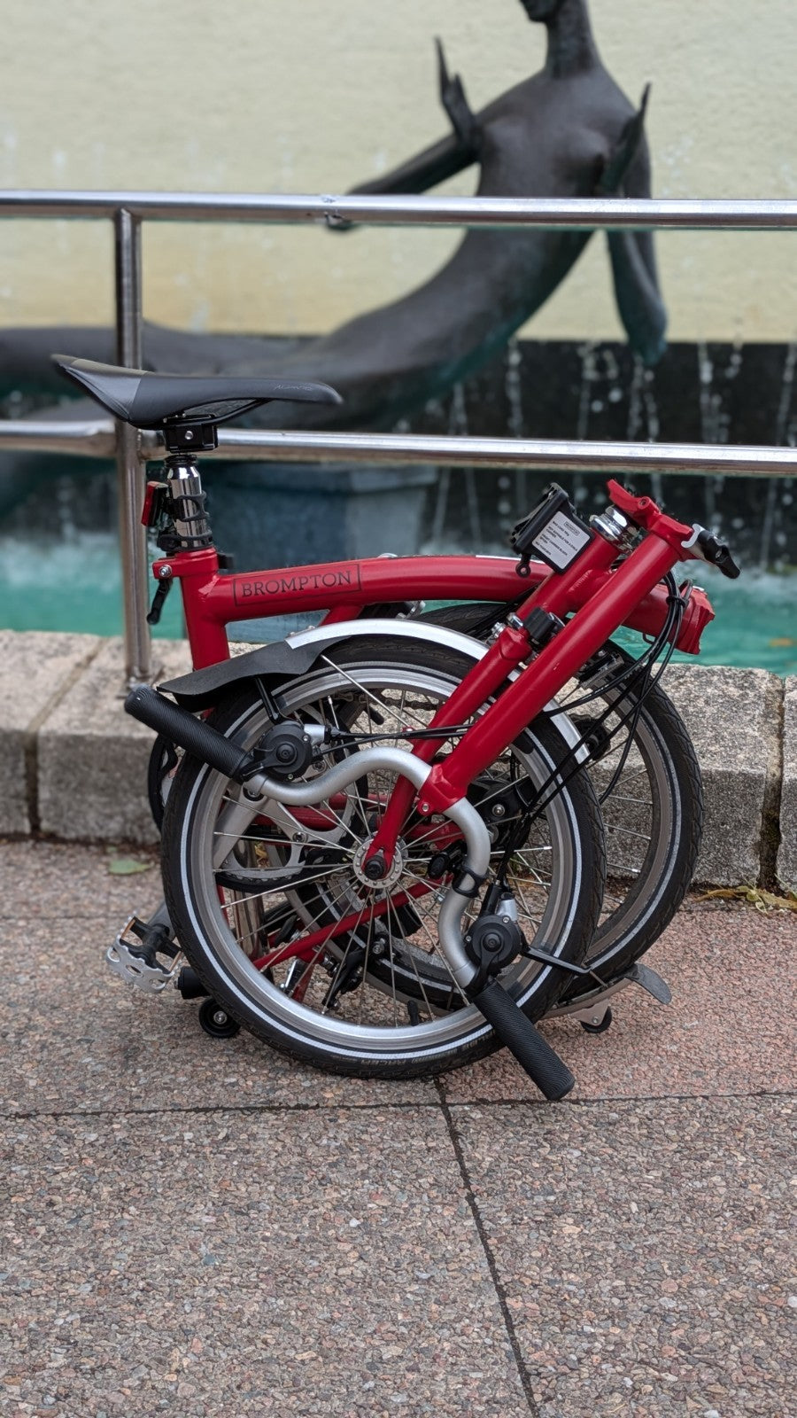 Brompton M6L Red House Silver Edition 2022 Foldable Bike RRP £1415