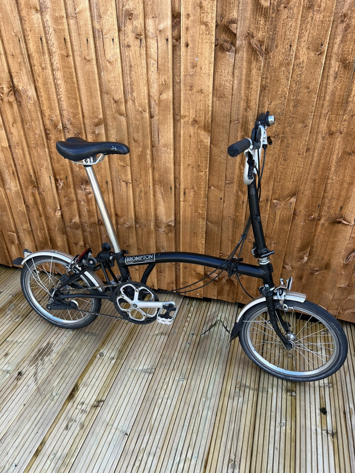 Brompton Bike Black Folding M3L 3 Speed - ✅ FREE & FAST DPD Delivery🚚