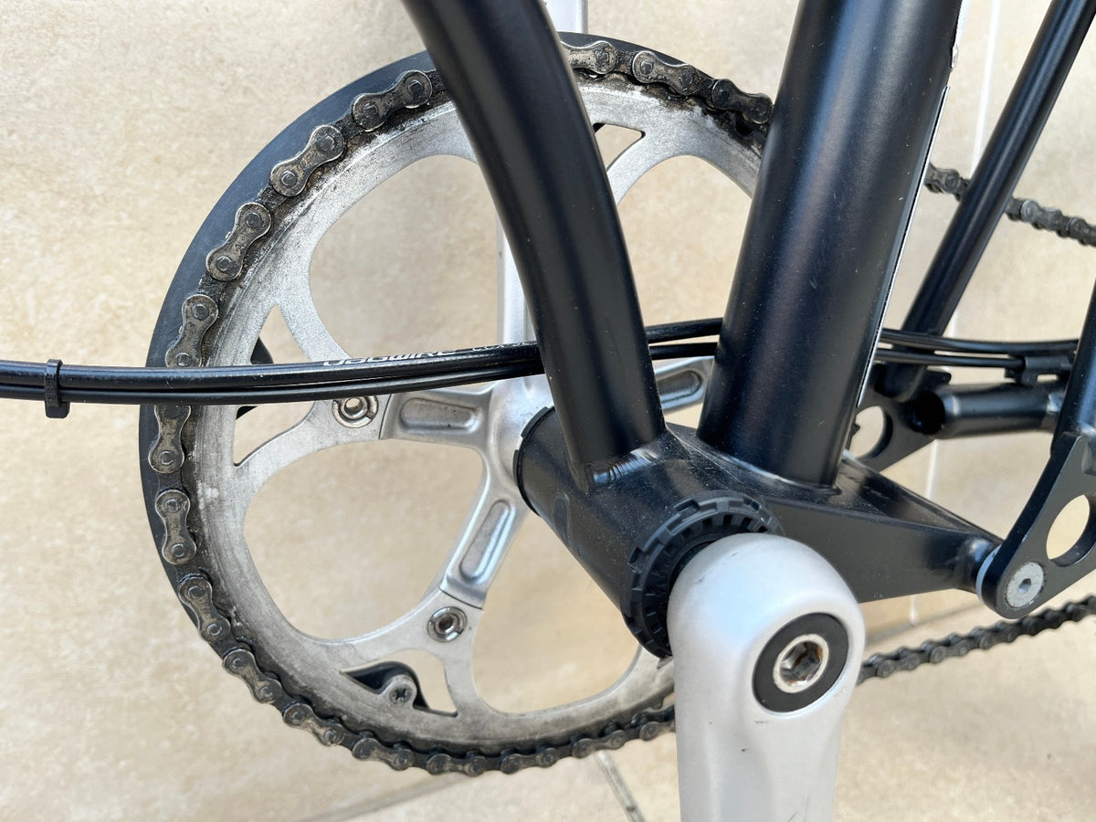Brompton S2L 2-speed folding bike, black, very good condition