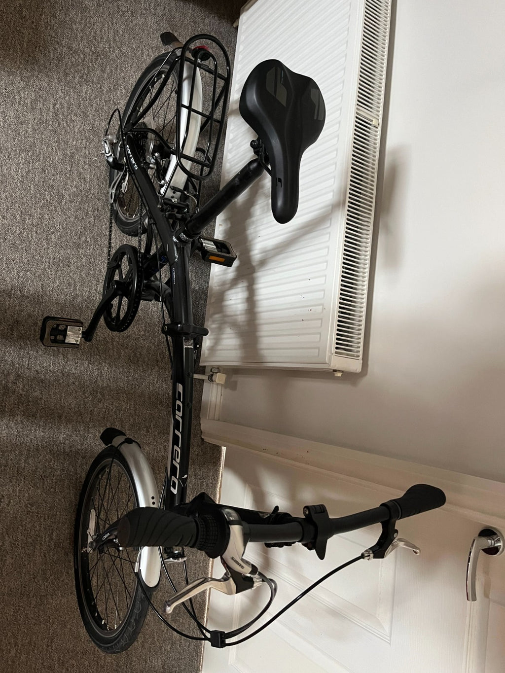 Carrera Intercity Folding Bike - Grey (2025). Collection Only (Bath).
