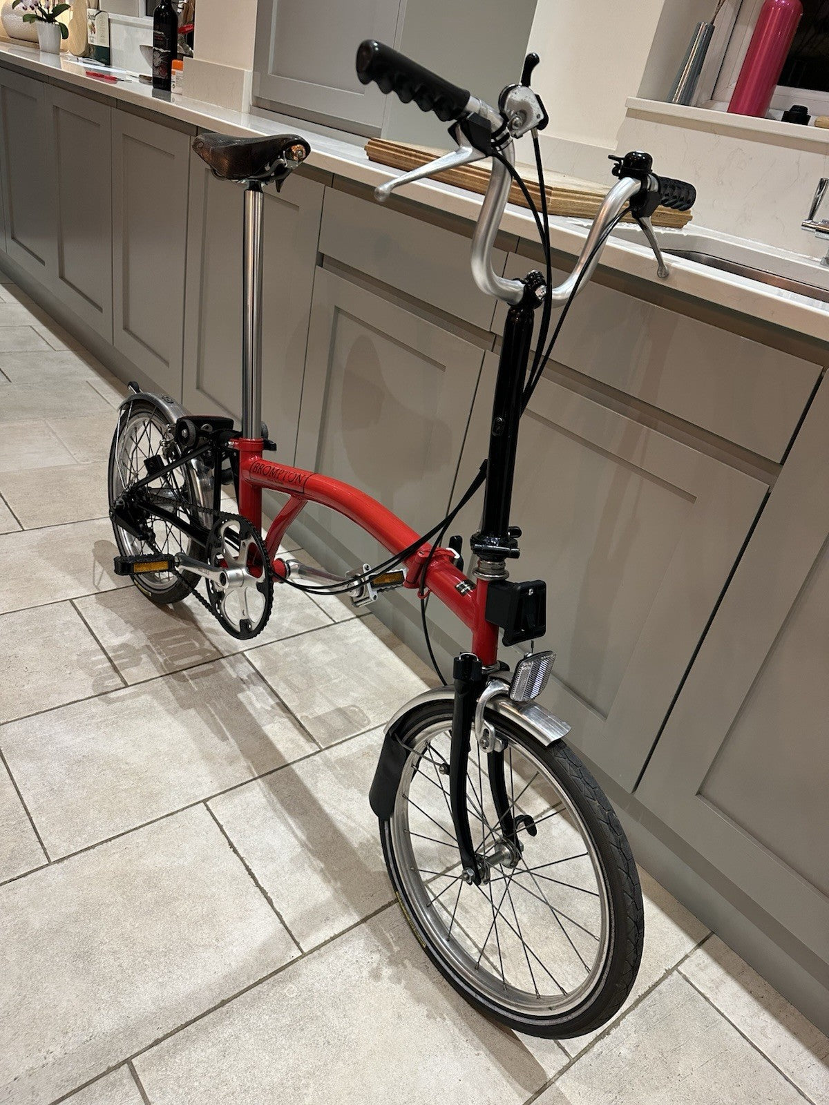 Brompton MK2 L3 1989/90 3 Speed Outstanding Original Condition with Extras