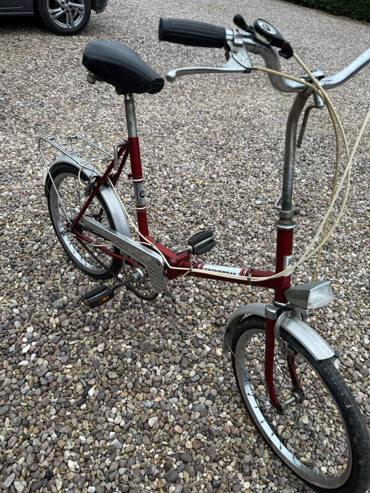 Universal Folding Ladies Cycle Red Bike