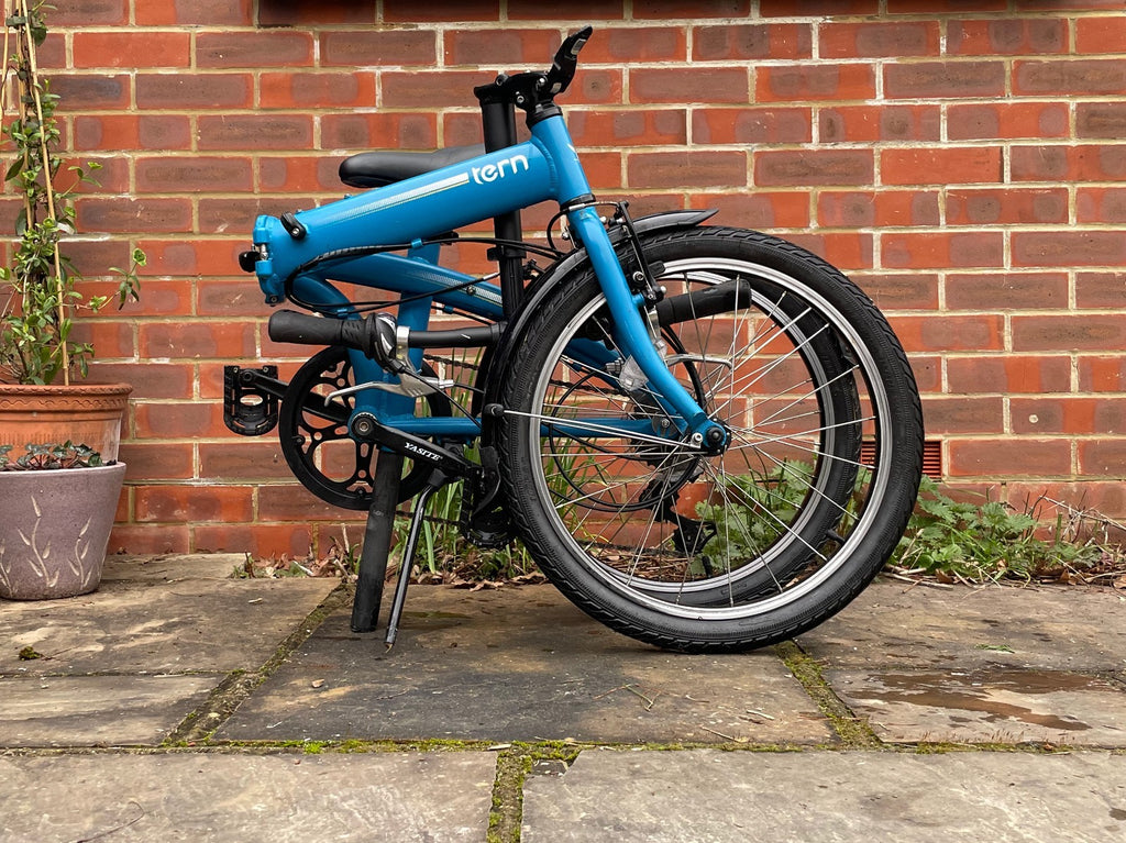 Tern Link B7 Folding Bicycle 20" 7 Speed Blue Easy Carry