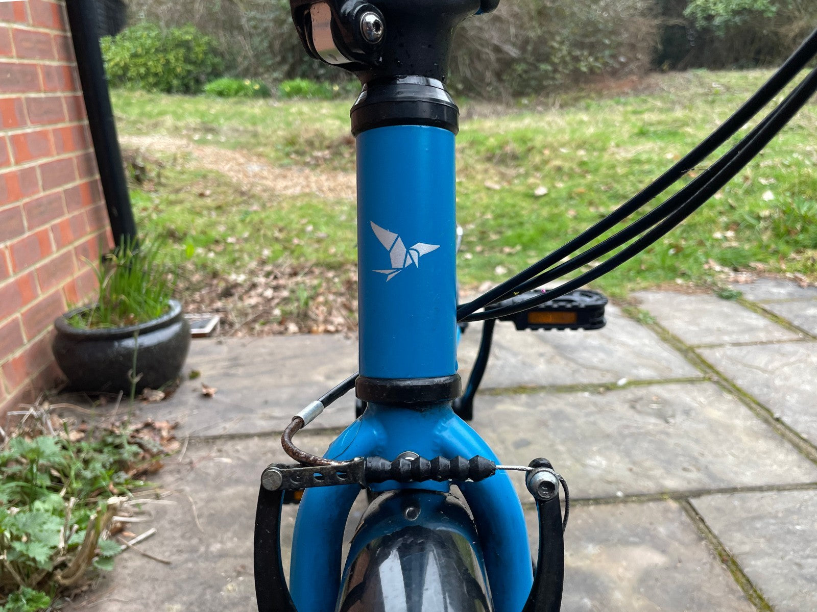 Tern Link B7 Folding Bicycle 20" 7 Speed Blue Easy Carry