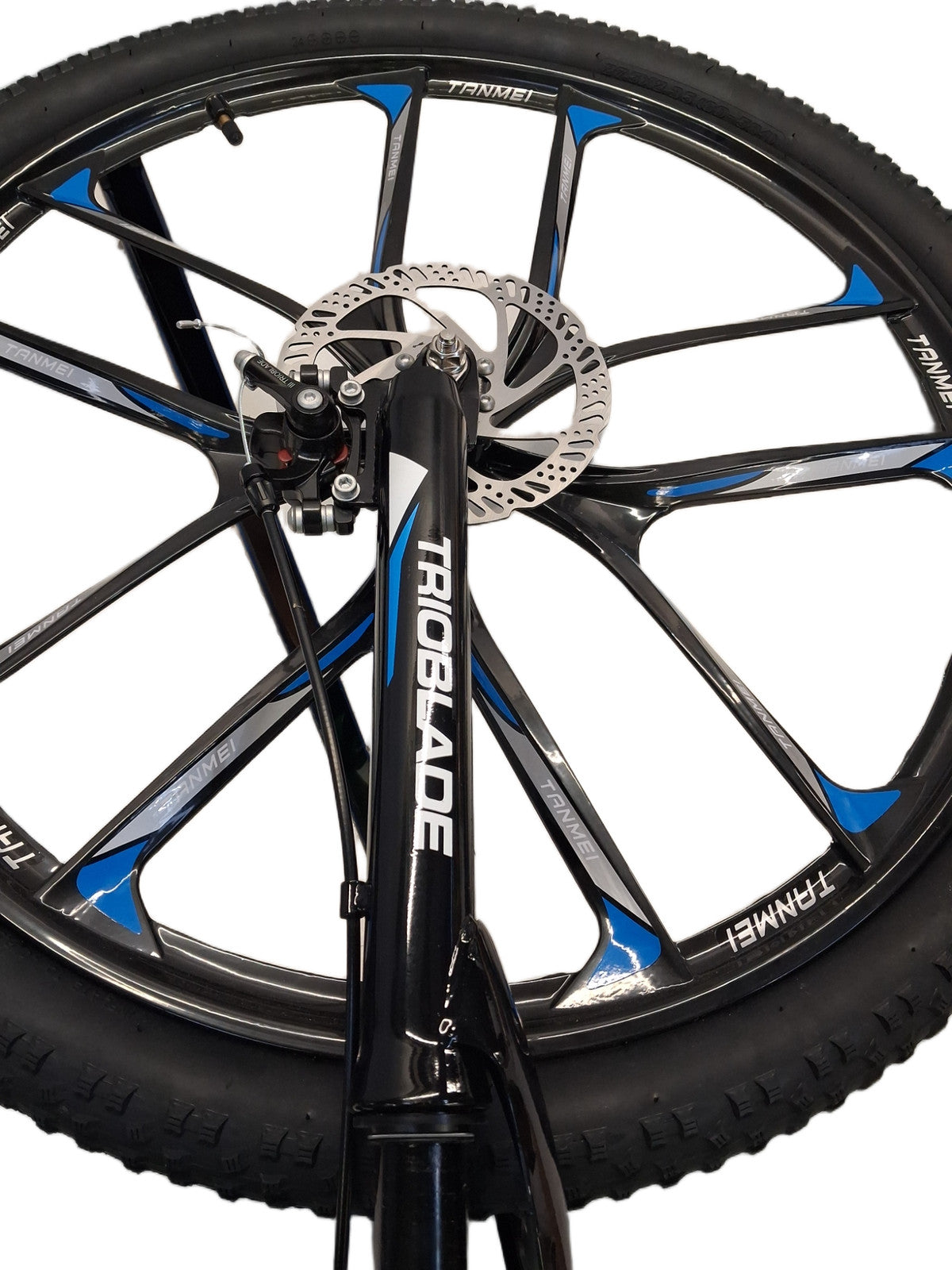 Trioblade 21-Speed 10 Spoke Wheels Foldable Mountain Bike 16" Frame Black (Dent)