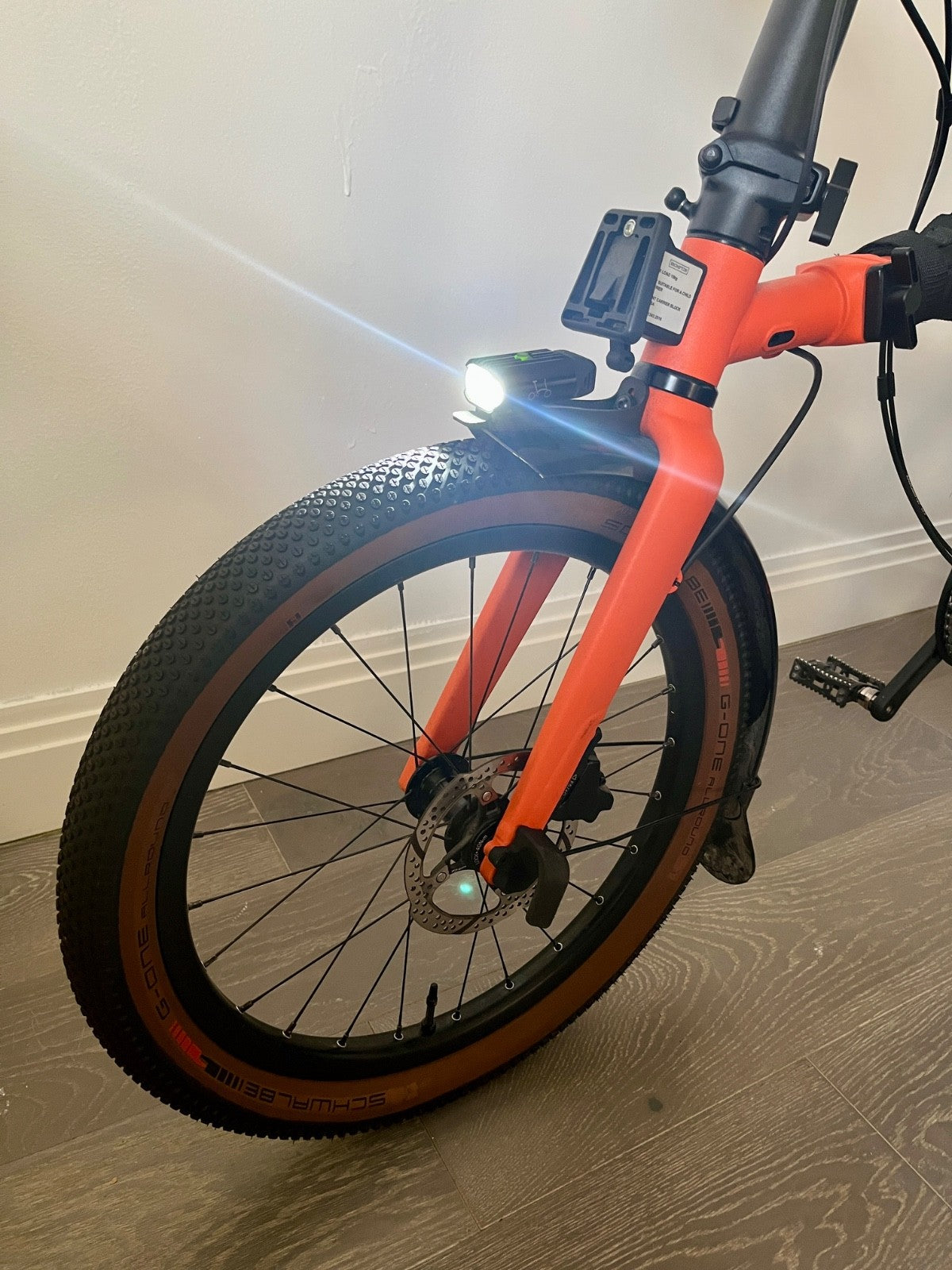 Brompton G Line with Roller Frame Adventure Medium Orange 2025  + £1000 upgrades