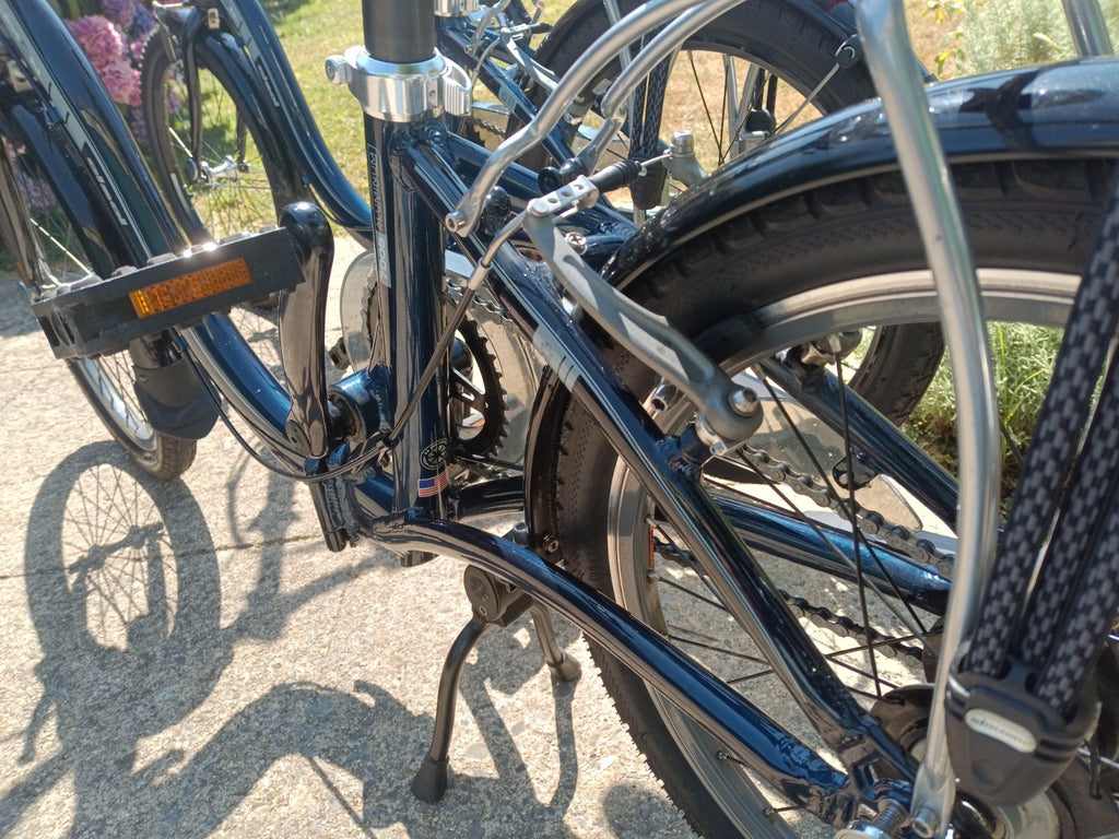 Pair of Dahon Ciao Custom Folding Bicycles Lightweight Unisex Step Through Frame