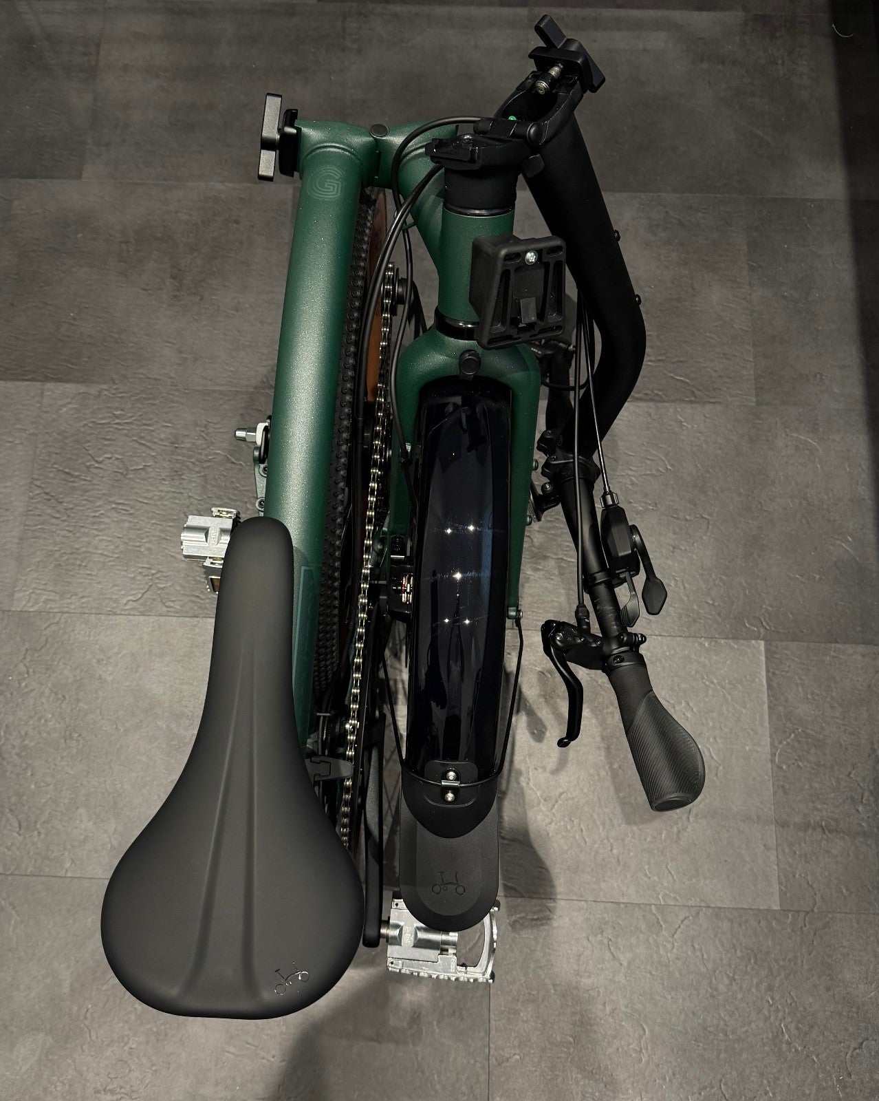 NEW * 2026 Brompton G Line Roller Frame Gravel Folding Bike L Forest Green Large