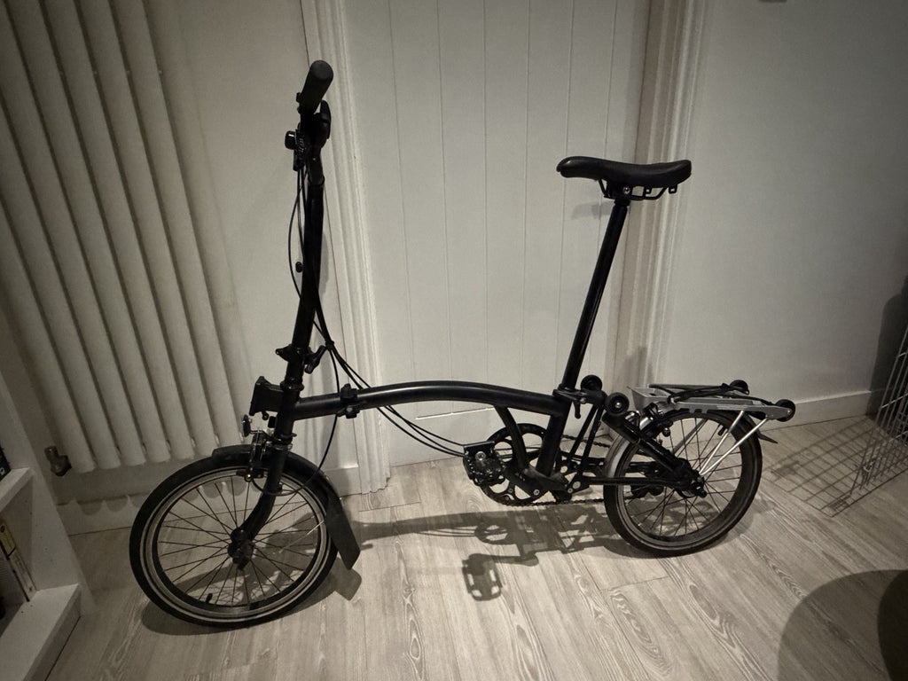Brompton C-Line Explore 6-Speed Black Edition With Rack