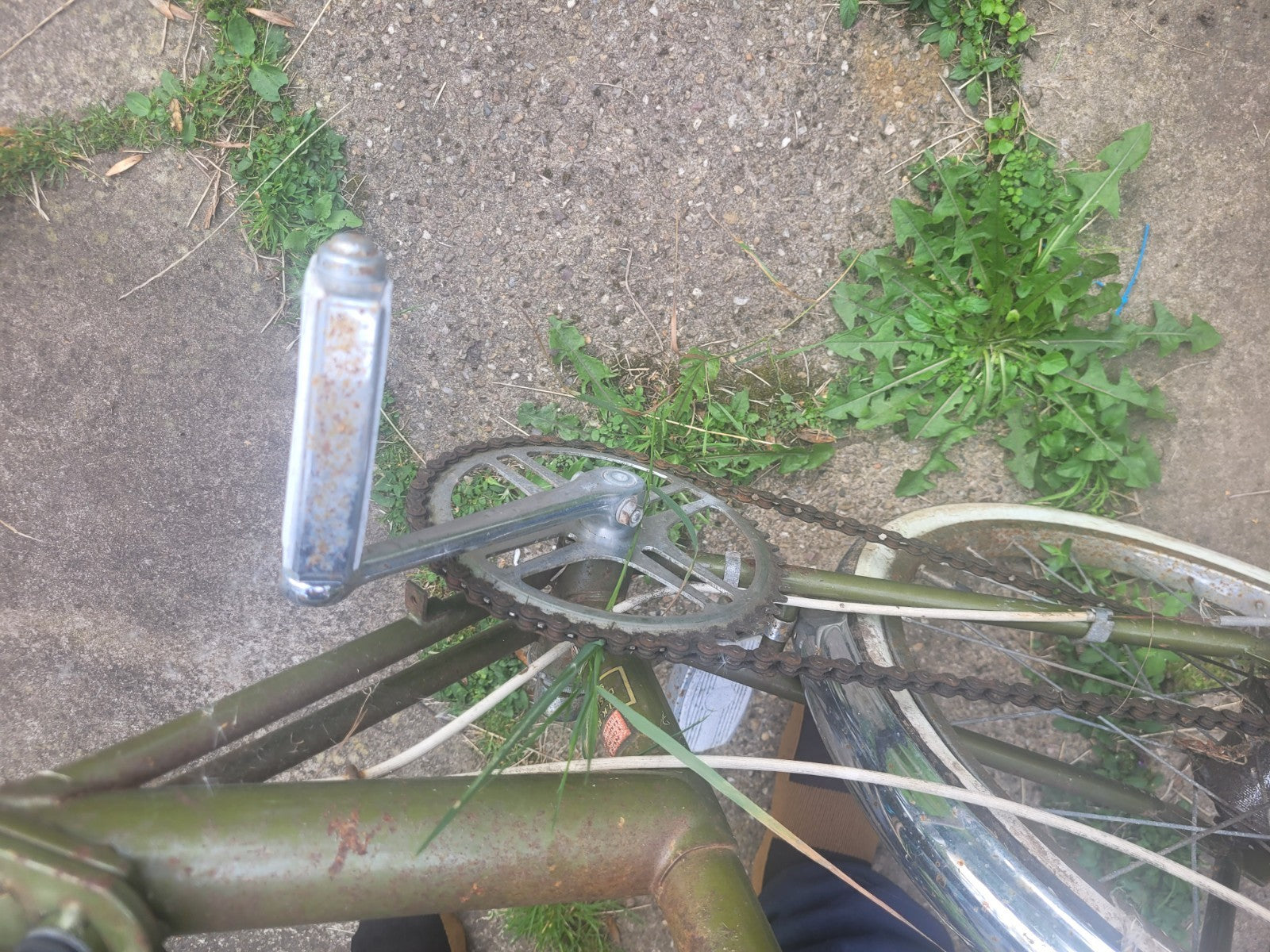 Origional Vintage Raleigh Stowaway Folding Bike
