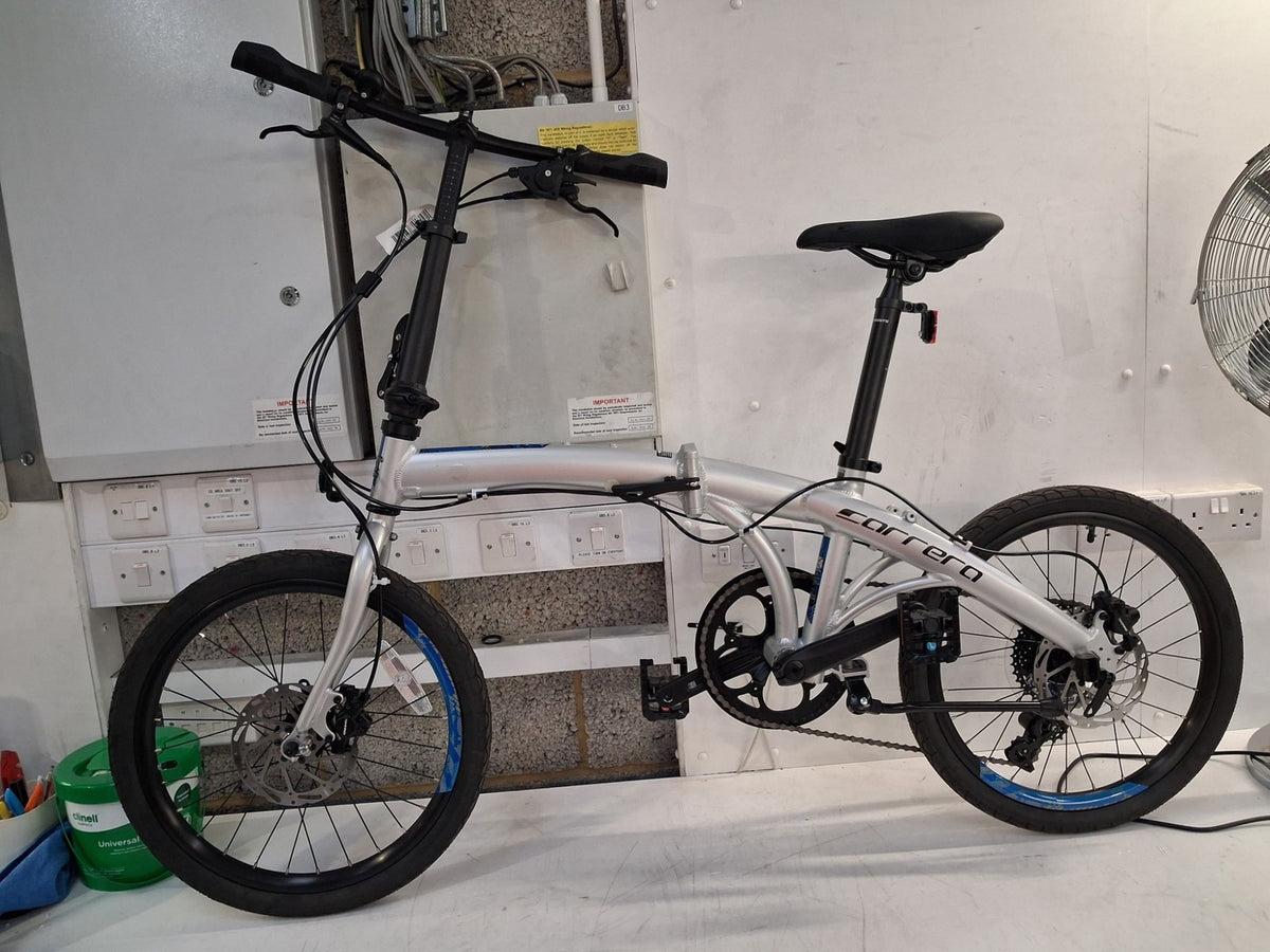 Carrera Intercity 2 Folding Bike 20in Wheels 9 Speed - Alloy - Silver (Marks)