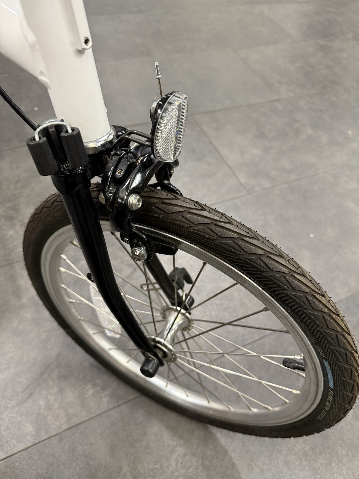 Brand New Brompton A-Line Folding Bike ,Papyrus White ,Ready To Ride! Some Marks