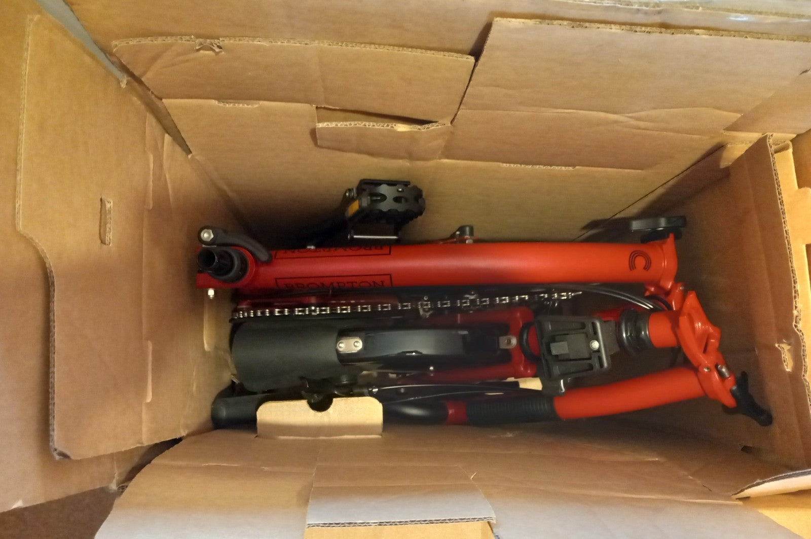 Brompton C Line Explore H6L High Bar Folding Bike Brick Red New In Box Unridden