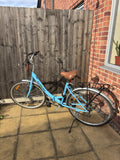 Ecosmo  26 Inch Wheel Women Folding Bike Blue Good Condition