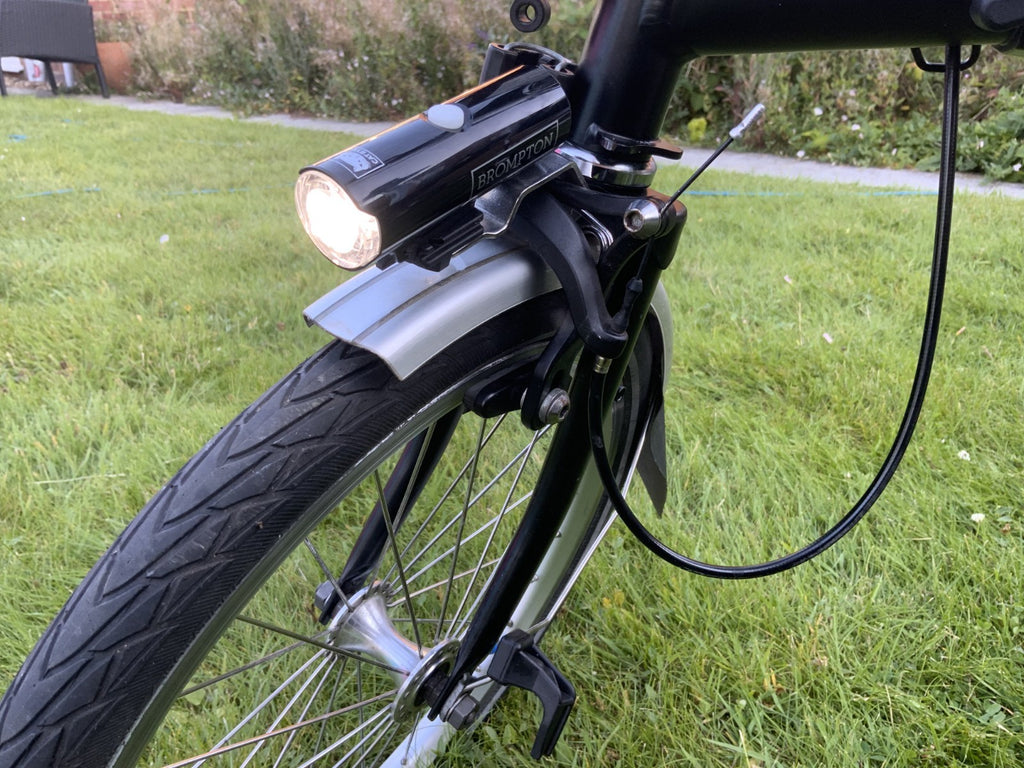 Brompton 2019 M3L folding bike - with lights