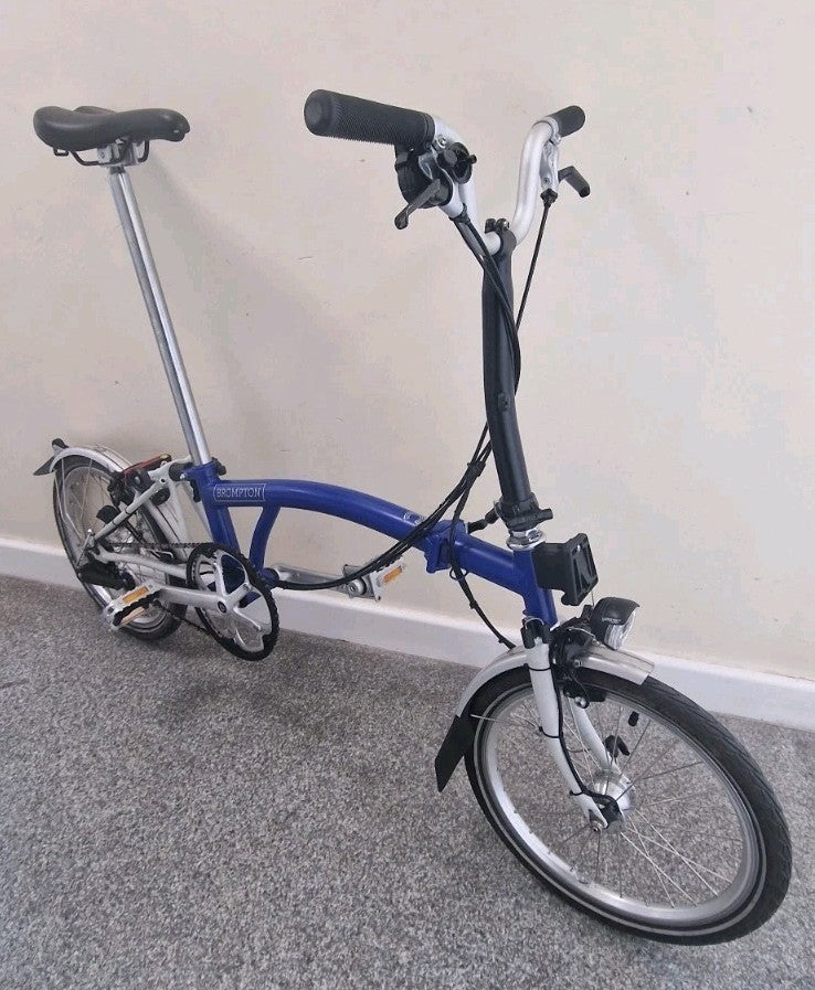 Brompton C line 3 Speed DYNAMO Light + FREE UK & low cost World DELIVERY