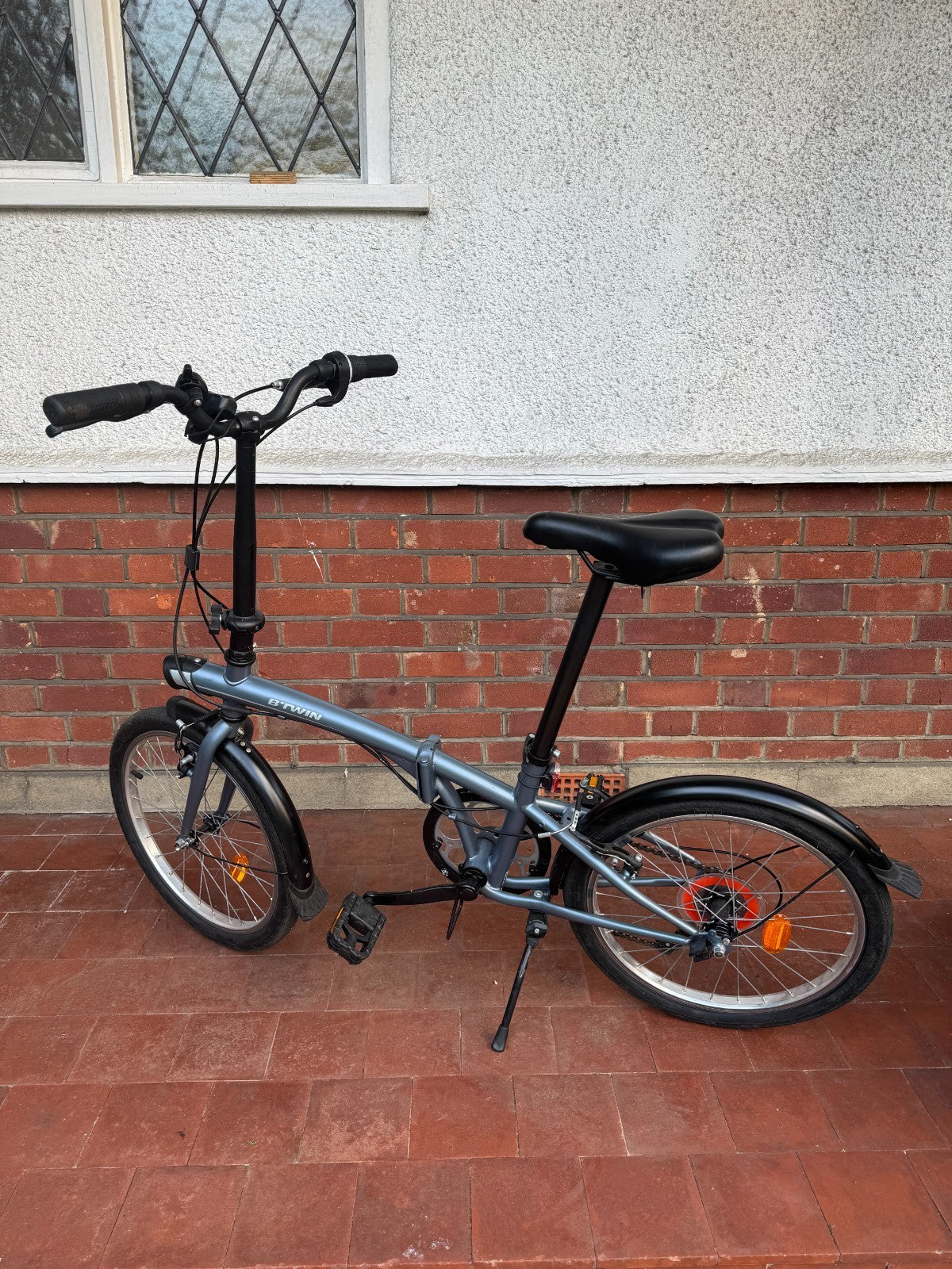 BTWIN Fold 120 Folding Bike - 20” Wheels - 6 Speed - With Kryptonite Lock +Cable