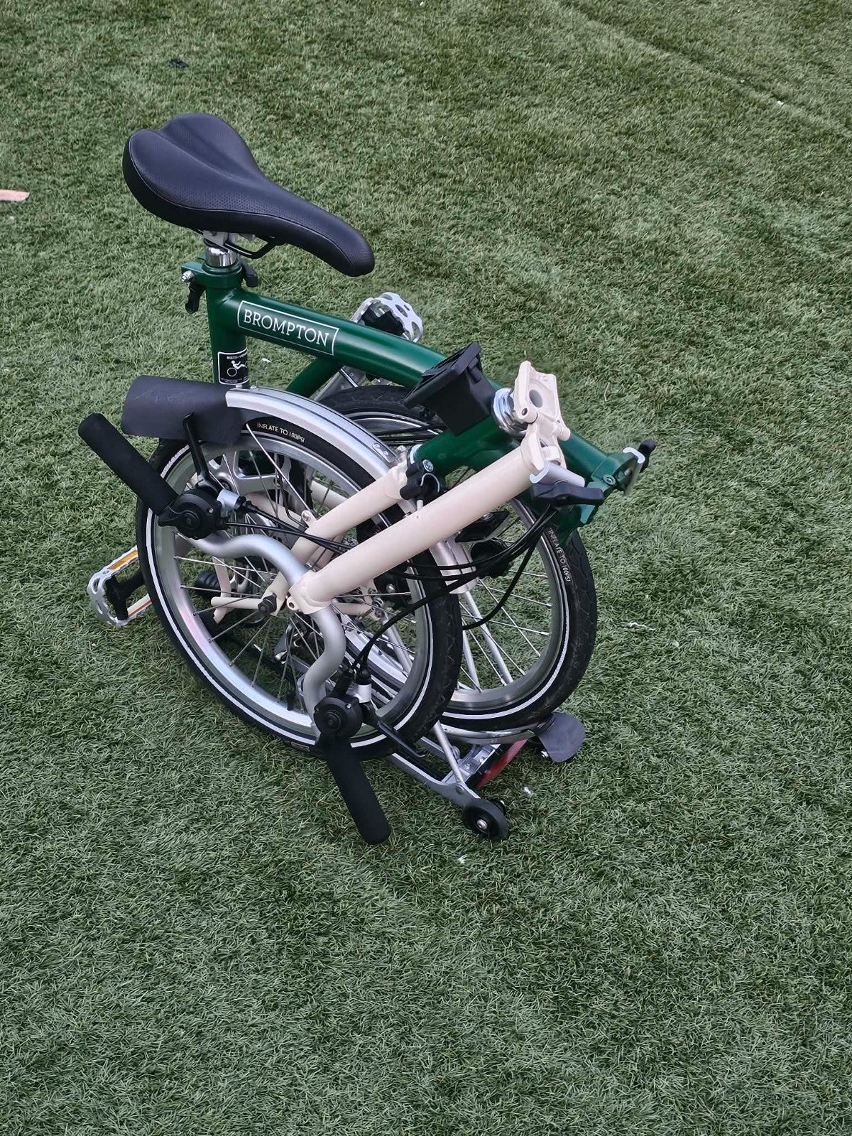 Brompton folding bike M6L, Mint Condition w/Case and Bag