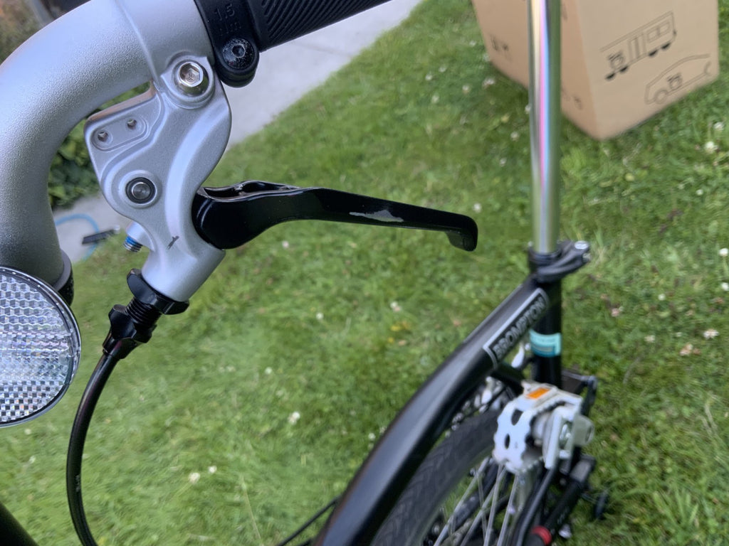 Brompton 2019 M3L folding bike - with lights