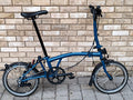 Brompton C Line 6 Speed 2025 Folding Bike Ocean Blue Pristine Condition