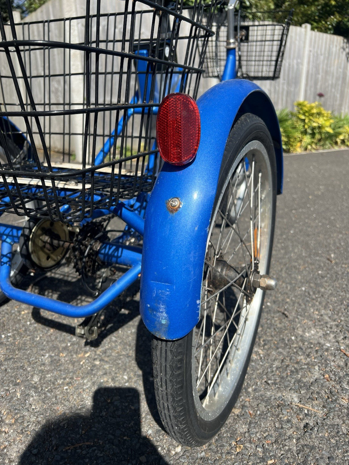 Jorvik Folding  Tricycle :  Blue : 20in