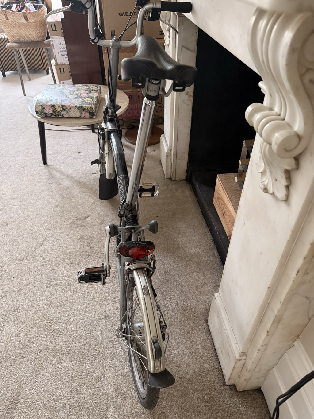 Brompton Folding Bike 3-Speed, Black