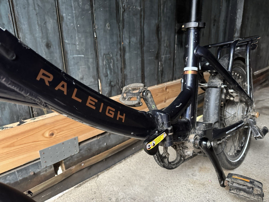 Raleigh Stow-E-Way Folding Bike w/ Rear Hub Motor – No Battery