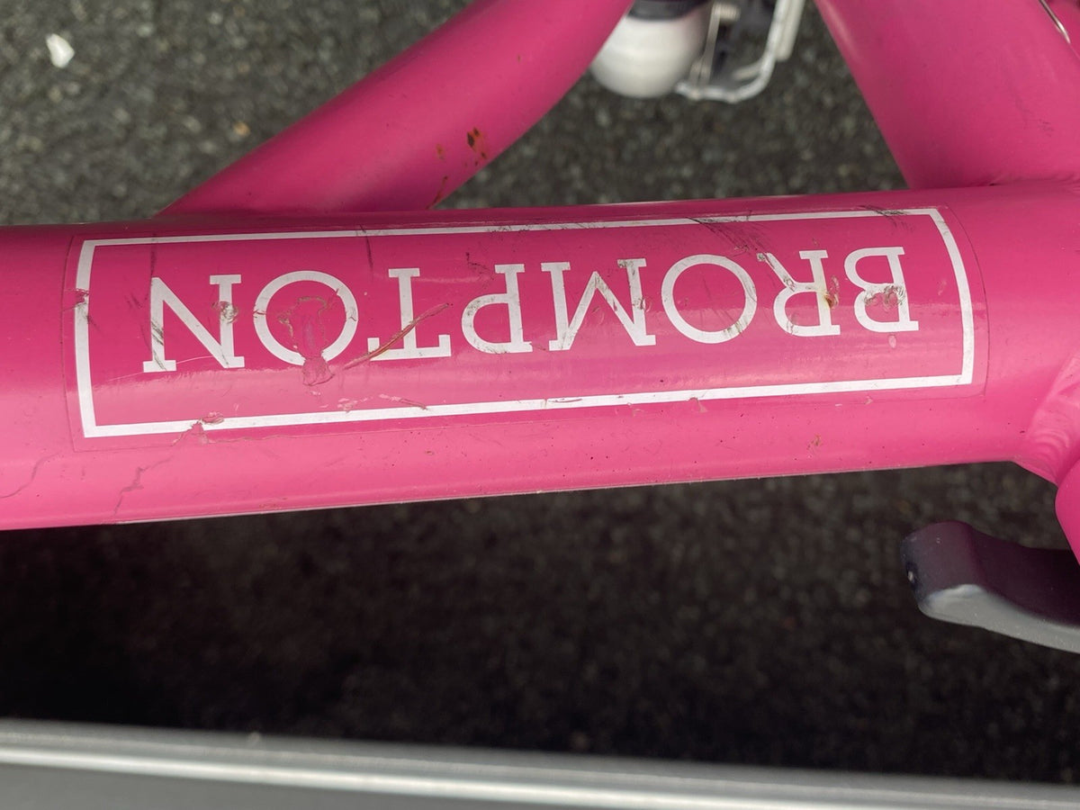 Brompton M3L  C-line Folding Bike 3-Speed Hot Pink